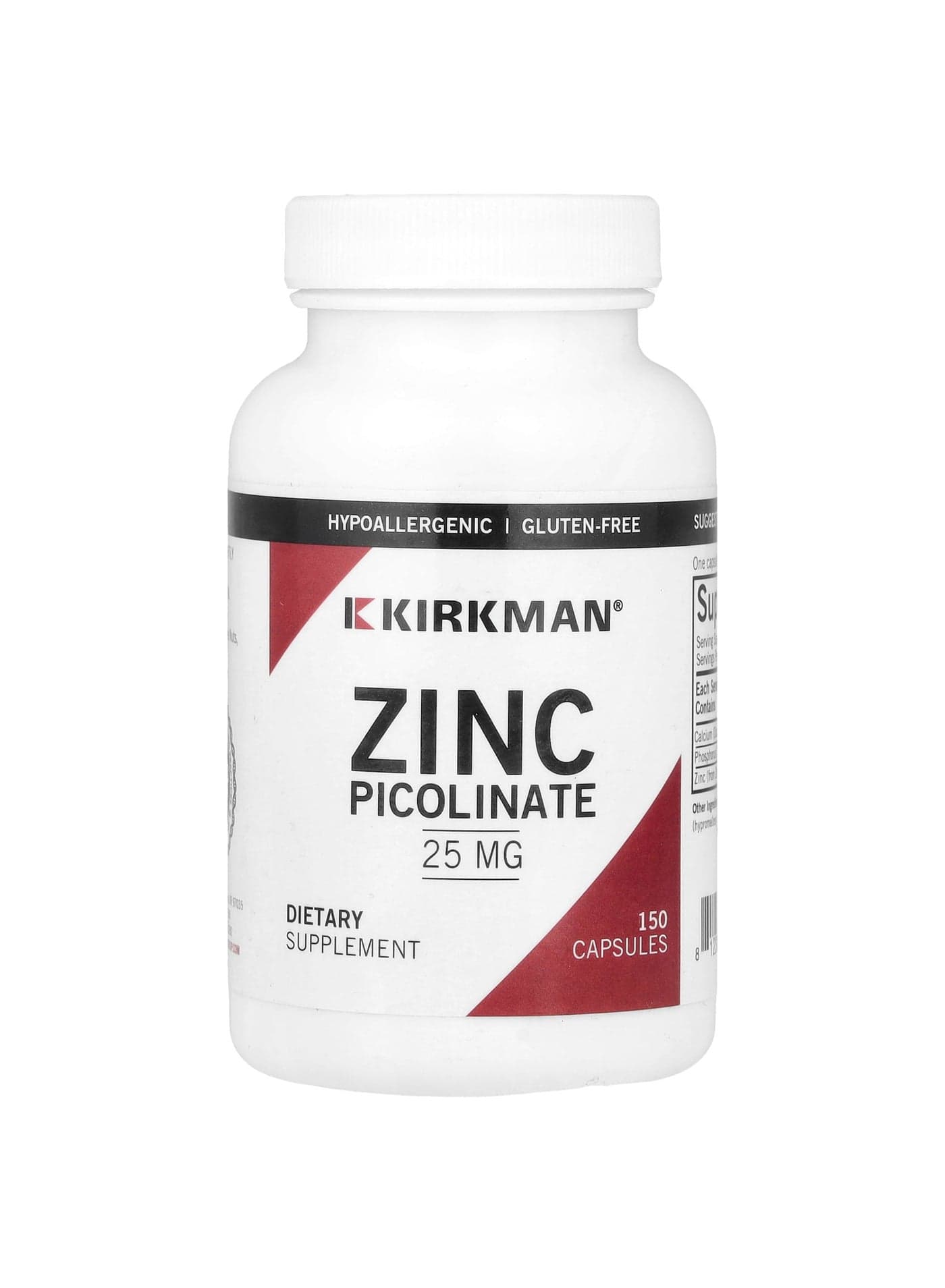Zinc Picolinate, 25 mg, 150 Capsules