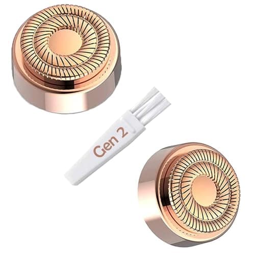 Replacement Heads for Finishing Touch Flawless Generation 2 Facial Hair Remover, 2 Count