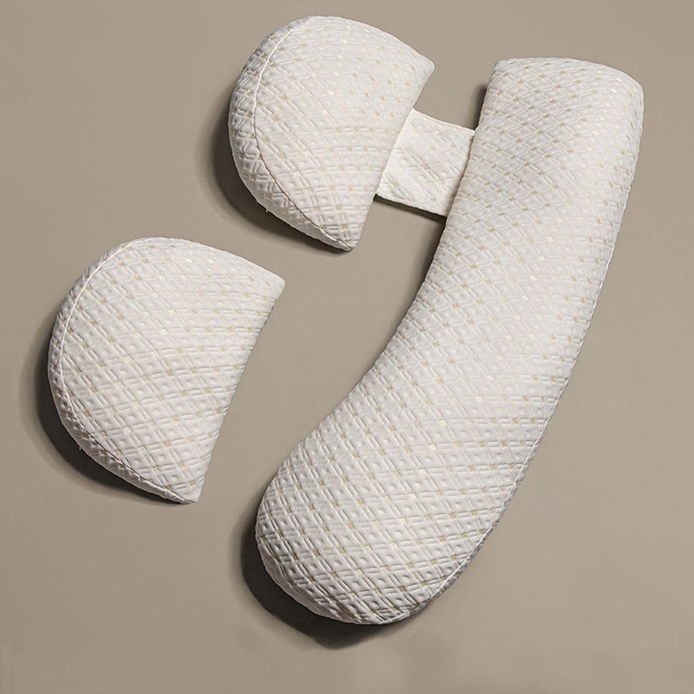 SHANNA Pregnancy Pillows for Sleeping Upgraded Extended Maternity Pillow Pregnancy Body Pillow for Pregnant Women with Removable Washable Cover Support for BellyBack White