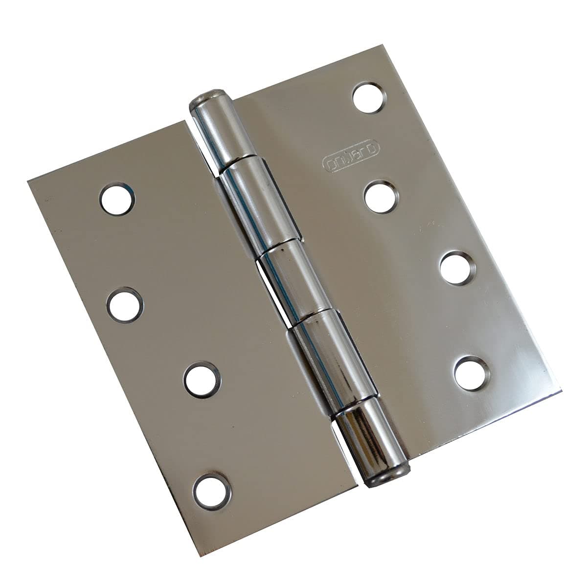 Richelieu 822CB Onward 2Pack 4inch 102 mm Full Mortise Butt Hinge for Interior Door Square Corner Polished Chrome Finish