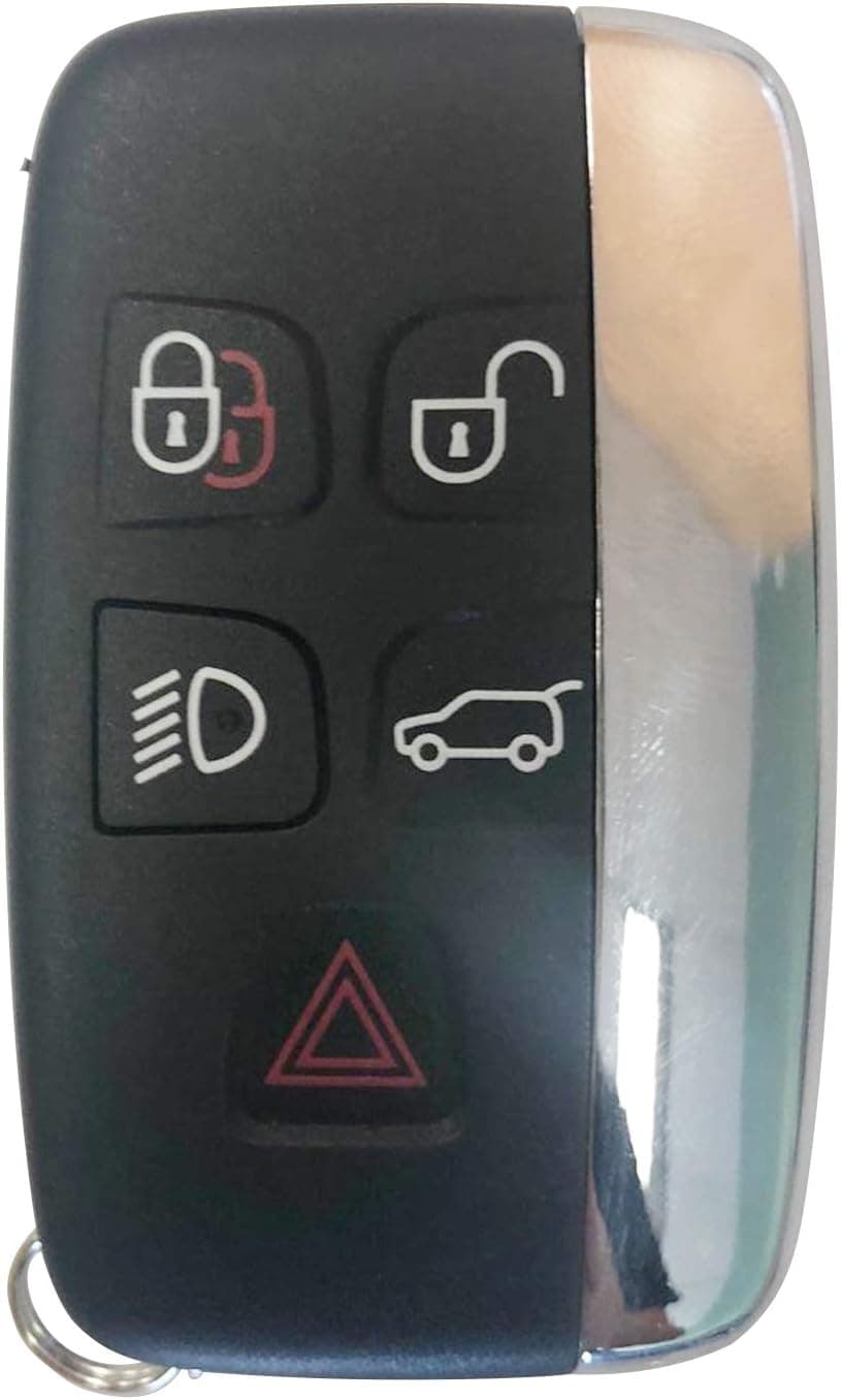 Auto Key Max Replacement Remote Key Fob for Land Rover 2012-2017 Range Rover Evoque Sport - 5 Button 315MHz