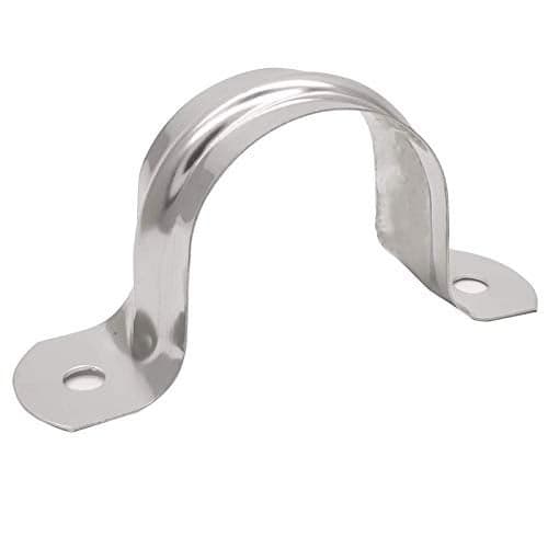 SDY 20 Pcs 1.2" Stainless Steel Pipe Strap, U Bracket, Heavy Duty Pipe Clamp (40mm)