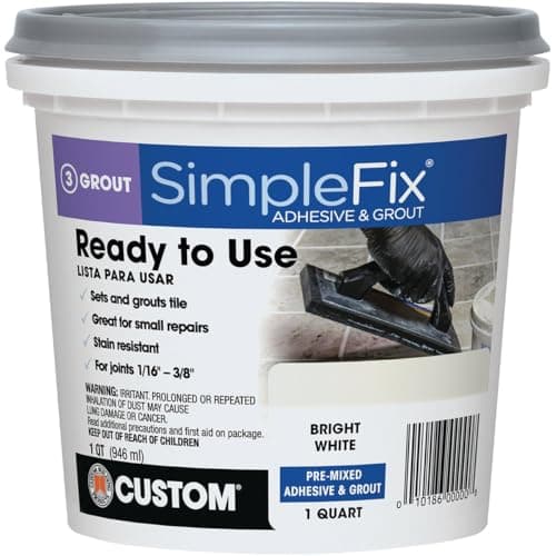 CUSTOM BLDG PRODUCTS TAGWQT Quart Premixed Bright white