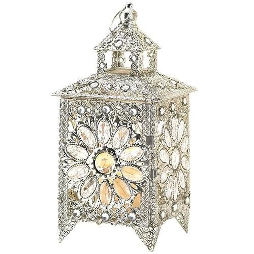 Zingz Thingz Elegant Jewel Decorative Candle Lantern 6125x625x135 Crown Jewels