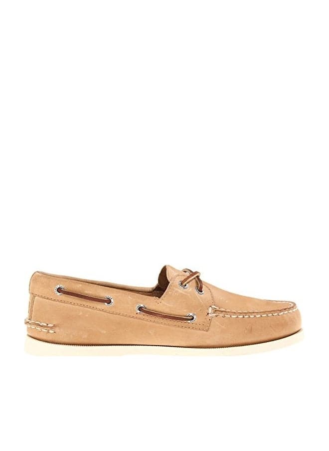 Sperry mens Authentic Original 2-eye Boat Shoe, Oatmeal, 7 US
