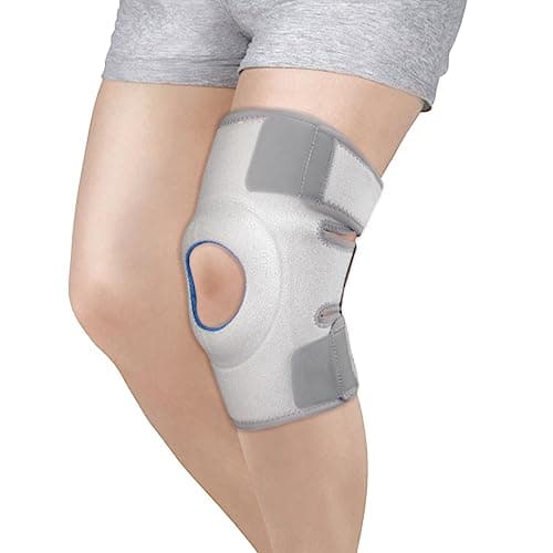 Vissco Neoprene Knee Cap, Knee Support for Reducing Pressure on the Patella, Knee Braces with Velcro, Knee Cap for Gym and Workout (SINGLE) - XL