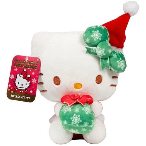 Hello Kitty 8 Inch Birthday Plush Officially Licensed Hello Kitty Friends Authentic Limited Edition Collectible Stuffed Animal Toy Gift for Girls Boys Kids Sanrio Fans