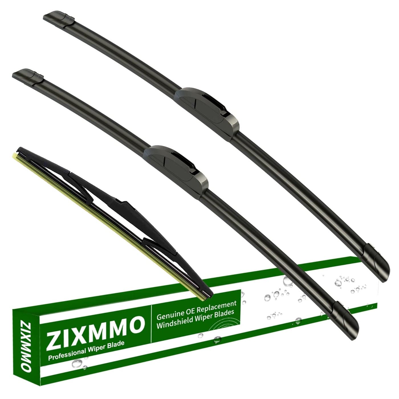 ZIXMMO 2616 windshield wiper blades with 14 Rear Wiper Blades Set Replacement for Hyundai Tucson 20162020 2021Mazda CX7 CX7 20072012 Original Factory QualityEasy DIY Install Set of 3