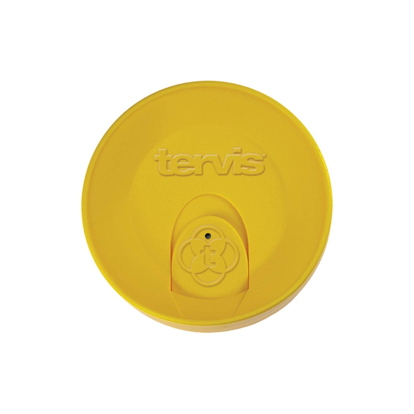 Tervis Travel Lid Made in USA Double Walled Insulated Tumbler Travel Cup Keeps Drinks Cold Hot Fits 16oz Tumblers Yellow