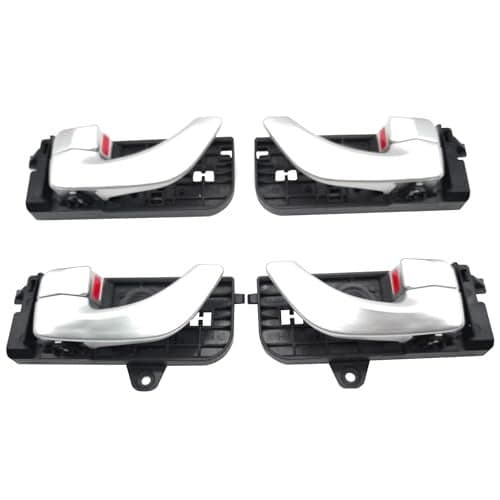 Lcyolada Set of 4 Interior Inside Door Handles Compatible with Hyundai Sonata 2005 2006 2007 2008, Front Rear Left Drive & Right Passenger Side Replace# 826103K020XZ