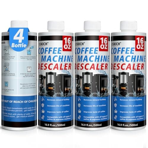 Coffee Machine Cleaner Descaler Tablets 34 Pack, Coffee Maker Cleaner for Keurig, Ninja, Breville, Delonghi, Nespresso, Miele,Espresso Machine Cleaning Tabs,Descaling Solution for Coffee Pot Maker