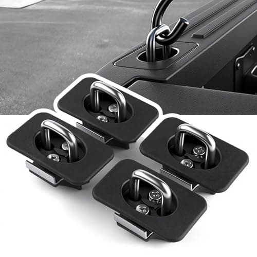 RVgolf 4PCS Tie Down Anchors fit for 2015-2025 2026 Ford F-150 2017-2025 2026 Ford F250 F350 Super Duty&Ford Raptor Truck Bed Tie Downs for Car Replacement for Tie Downs Automotive Accessories