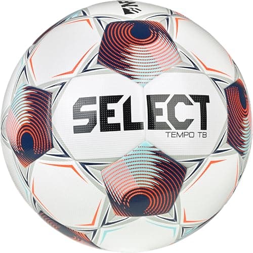Select Tempo TB NFHS Soccer Ball WhiteBlueOrange NFHS Size 5