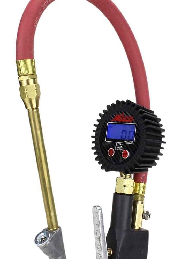 Milton S-531 Compact Digital Tire Inflator with Pressure Gauge, 255 PSI