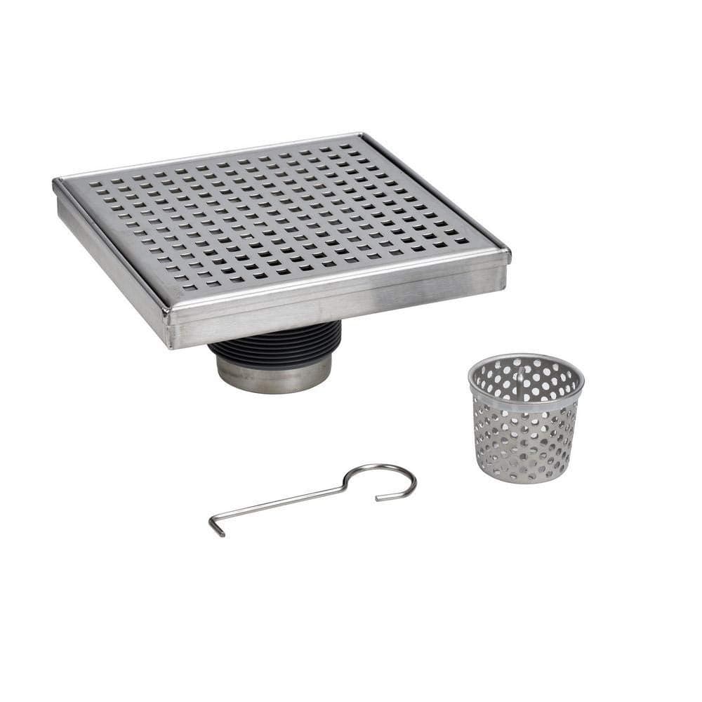 Designline 6 in x 6 in Square Drain Square Grate