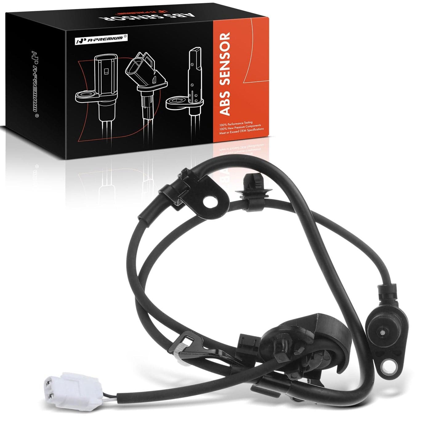 APremium ABS Wheel Speed Sensor Compatible with Scion Toyota Models xAxB 20042006 Echo 20002005L4 15L Front Left Driver Side Replace 0489552020 8954352010