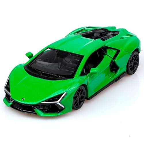 TOKAXI 136 Scale Lamborghini Revuelto Diecast Cars ModelsPull Back Vehicles Lamborghini Toy CarsCars Gifts for Boys Girls Green