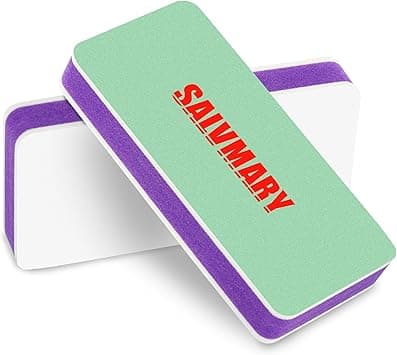 SALVMARY Nail Shiner Buffer Block 4003000 Grit Nail Shine Buffers Smoothers Buffing Block File Manicure Tools for Natural Nails 2 Count