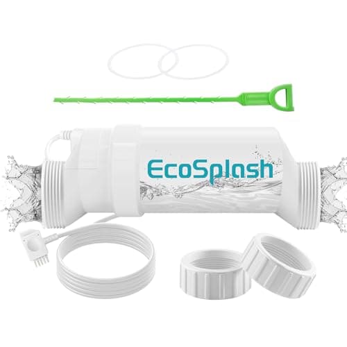 EcoSplash Salt Cell Fits for Hayward T15 Pool Salt Cell Replacement for Swimming Pool up to 40000 Gallons Salt Chlorine Generator with PremiumGrade Titanium Plate of Longer Service Life