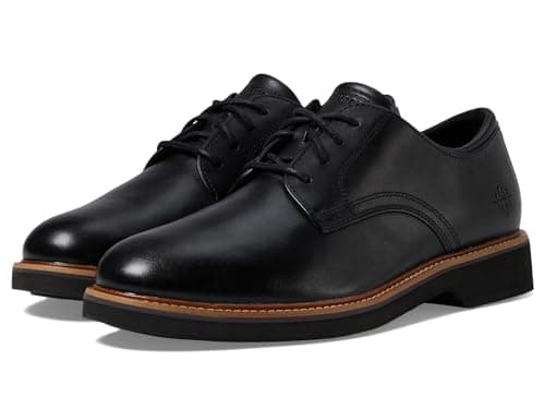 Cole Haan Men's American Classics Montrose Plain Toe Ox, Black/Dark Chocolate/Black, 10-M US