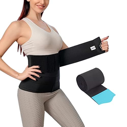 COIF Body Shapewear & Tummy Shaper Belt for Women & Men Used for Postpartum Recovery, Weight Loss, Muscle Toning, Fitness Exercise, Workout, Back Support, Gym, Yoga (6 Meter, Sky Blue)