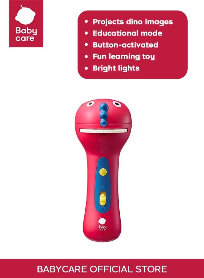 Dinosaur Projector Electronic Learning Toy - Red