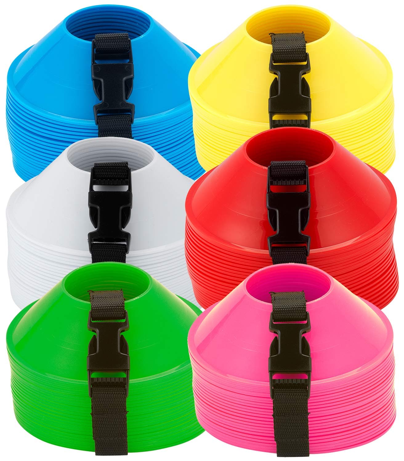 American Challenge Soccer Mini Disc Cones (Neon Green (25 mini Cones), Mini Cones)