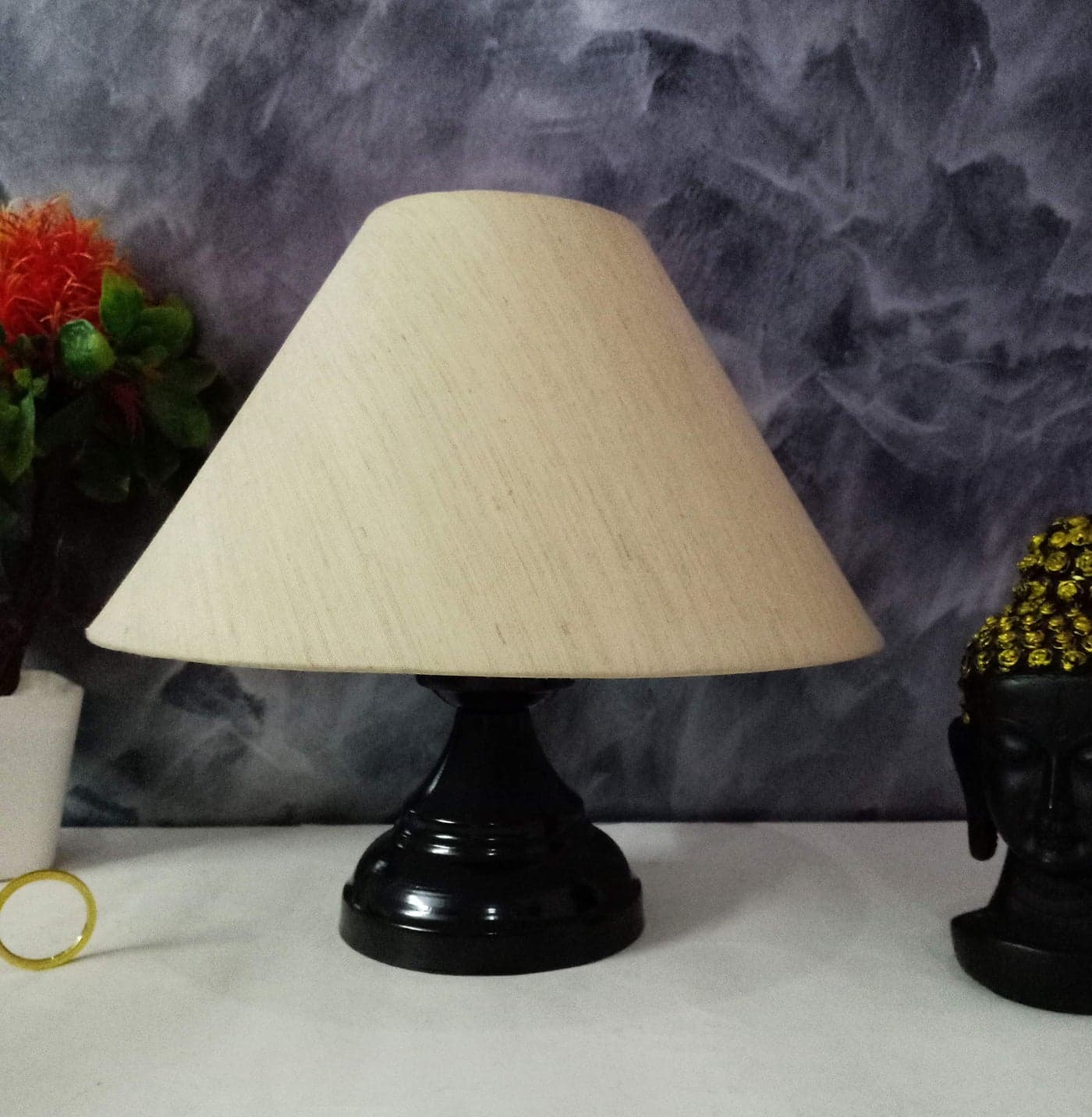 VRCT Table Lamp, Black, Conical