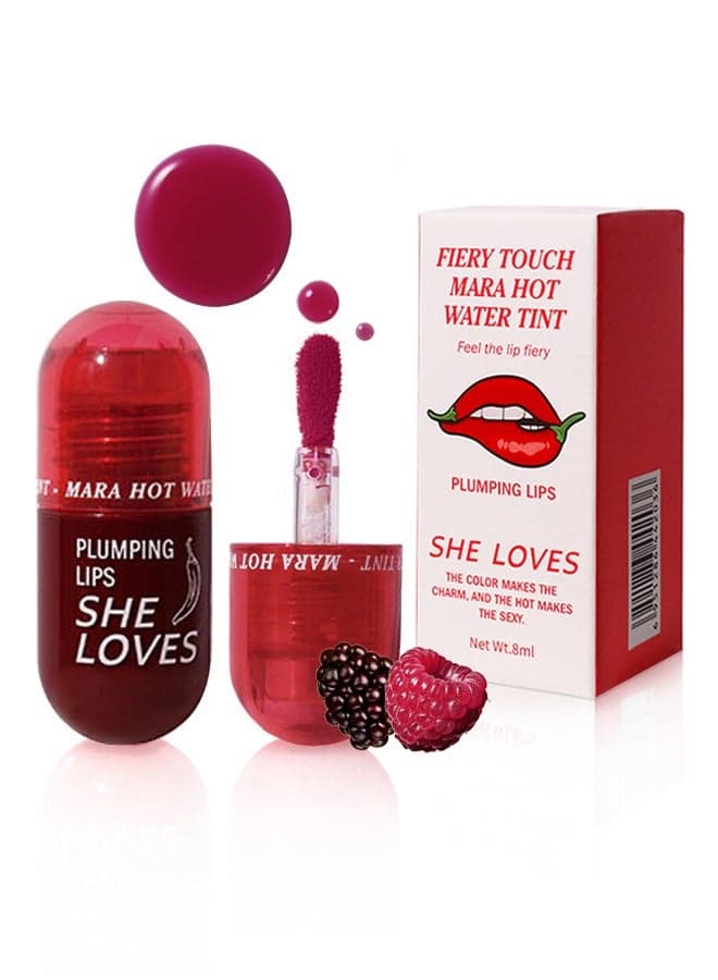 Plumping Lips-Feel The Lip Fiery, Hydrating Lip Care,Buxom Plant Lips Oil, Treatment Serum Volumizing For Dry Cracked Lips, Plumping Gloss Lips Filler Lip Mask 06# Sweet Berriesy