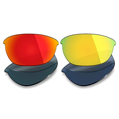 Mryok 2 Pair Polarized Replacement Lenses for Oakley Half Jacket 20 Sunglass Options