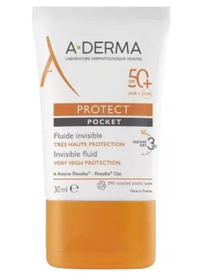 A-DERMA Protect Pocket Fluid Invisible Very High Protection 30ml