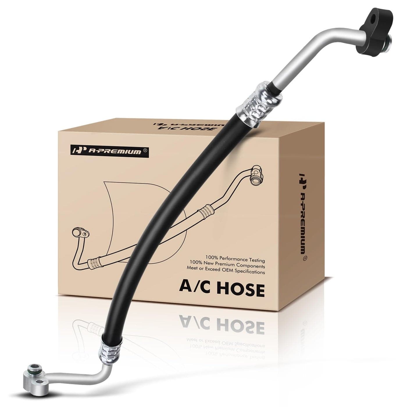 APremium AC Discharge Line Hose Assembly Compatible with Honda Civic 20012005 17L Civic 20022003 20L Acura EL 19972000 16L EL 20012005 17L Compressor to Condenser