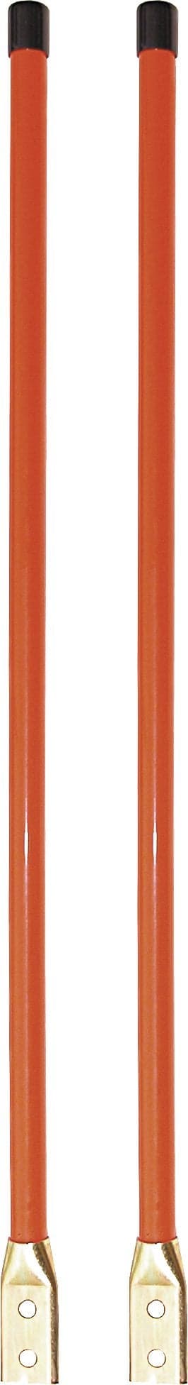 Buyers Products 1308107 Heavy Duty Fluorescent Nylon Orange Guide Kit 34 X 28 BoltOn Aftermarket Snow Plow Blade Marking Guide Bumper Guides for Pickup Trucks Bumper Sights and Road Safety