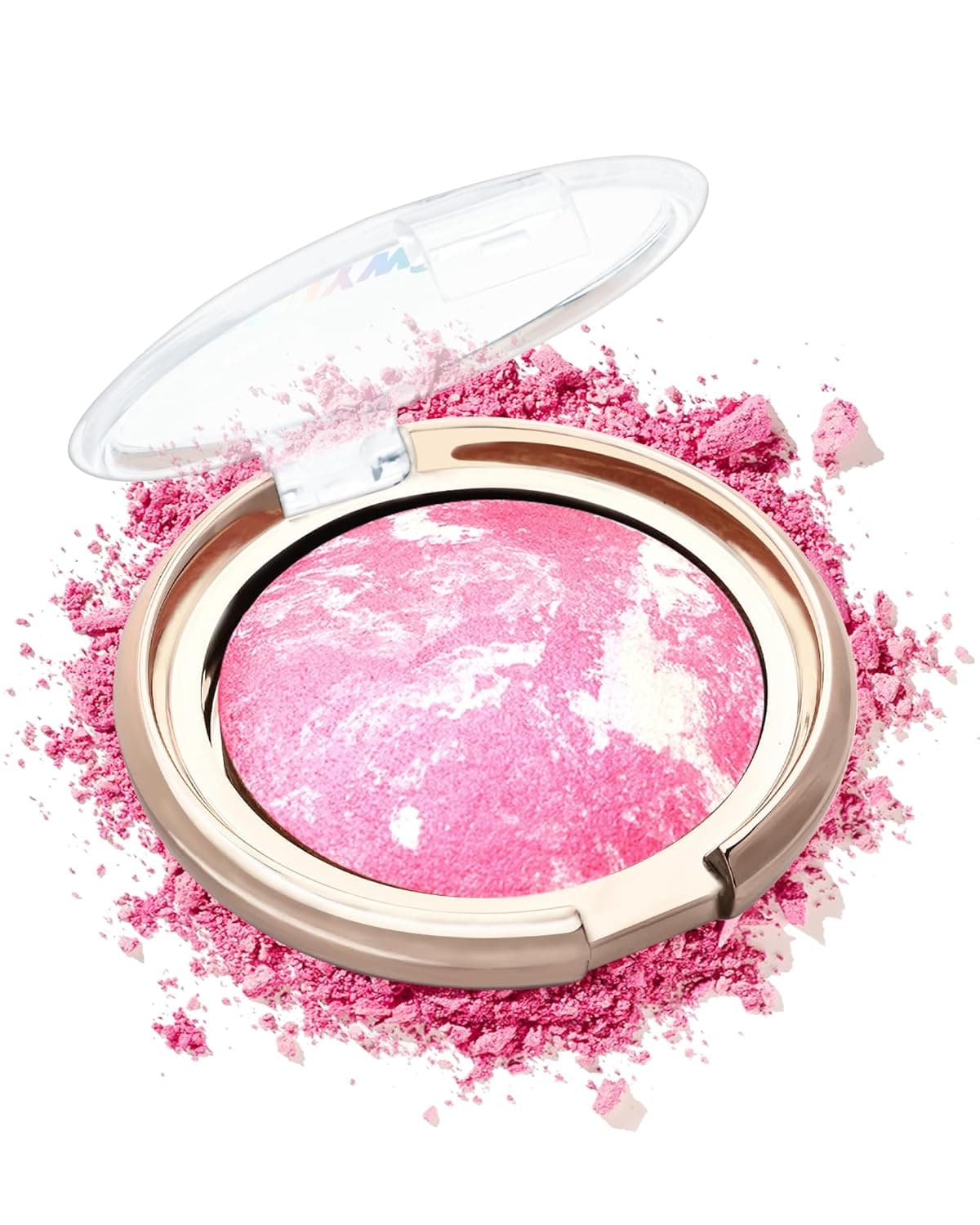 Baked Powder Blush Glow Marbleized Blush Powder PaletteLightweight Shimmery CrueltyFree face Blush for CheeksEyeshadow HighlightMakeup Gift for Women rubores de maquillaje049Ounce02