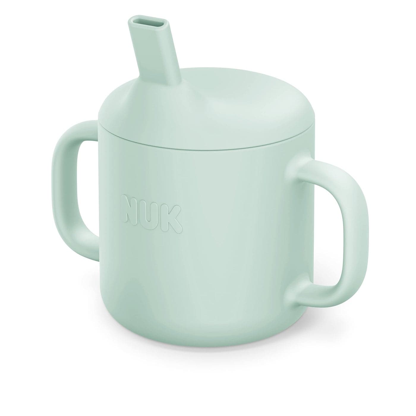 NUK Silicone Baby Straw Cup Easy to Grip Drink DishwasherSafe BPAFree Pack of 1
