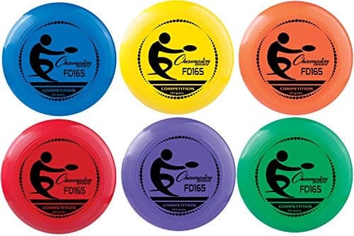 Champion Sports Competition Plastic Flying Discs, 11" D - Sold Individually