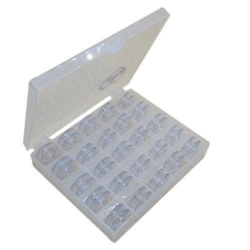 HONEYSEW 25PCS in Box Transparent BOBBINS for Viking 6370 3000 Series