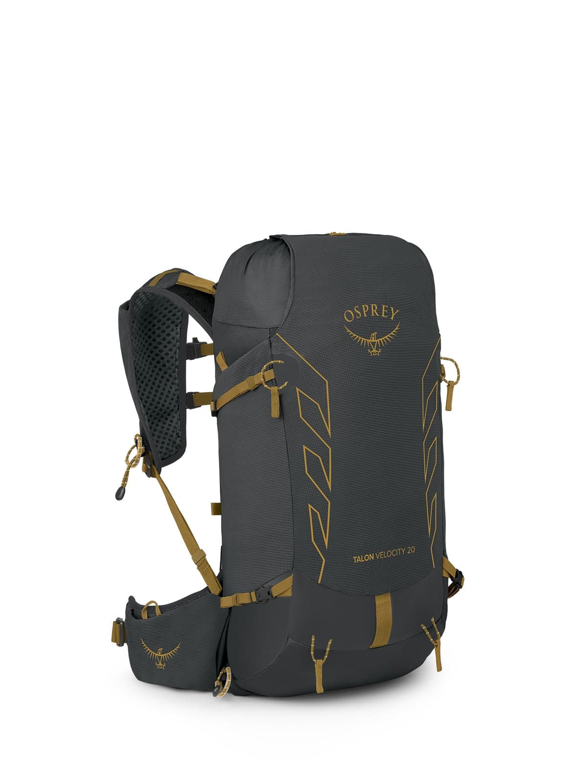 Osprey Talon Velocity 20L Mens Hiking Backpack Dark CharcoalTumbleweed SM