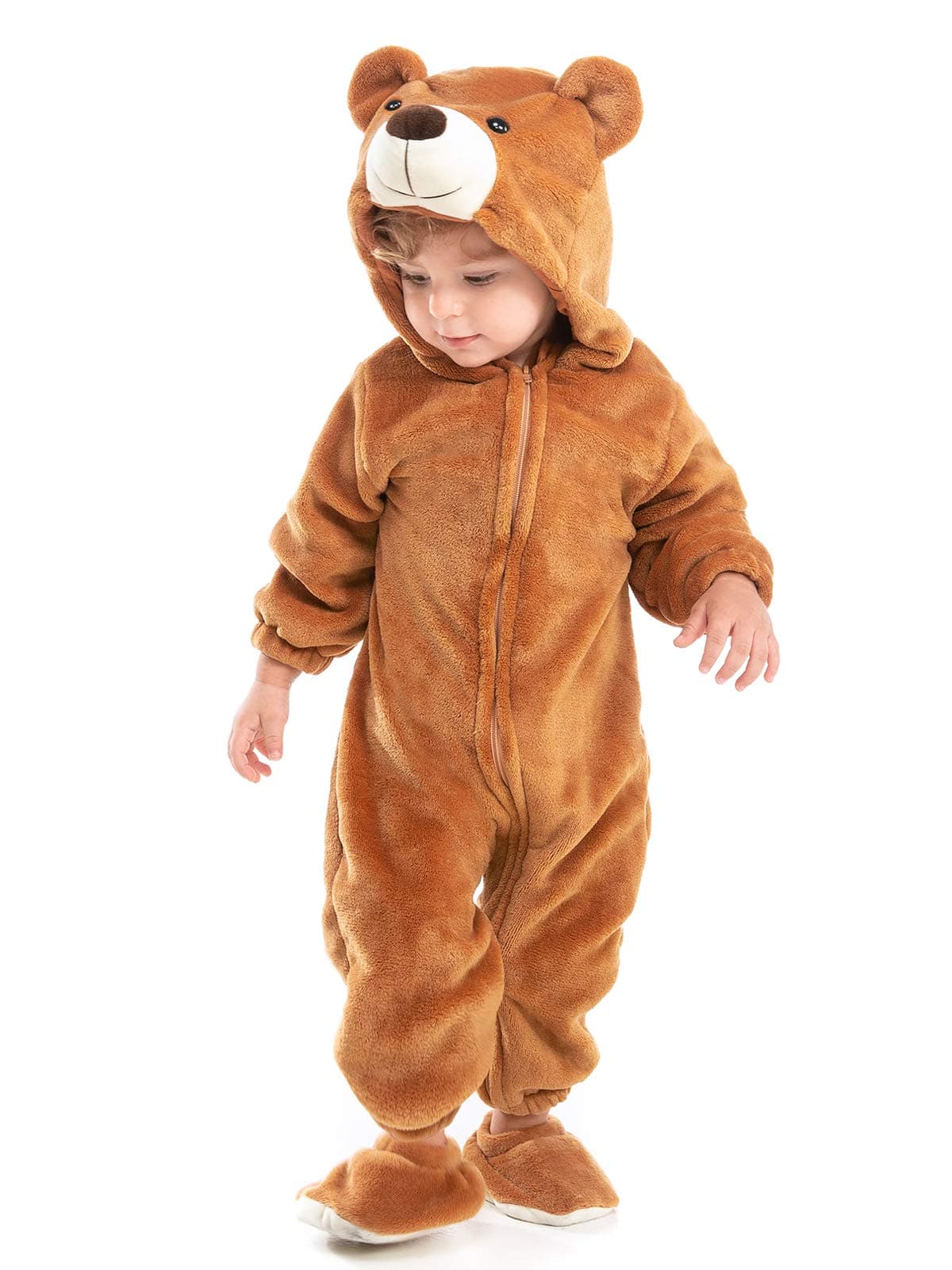 HSCTEK Baby Bear Costume Infant Bear Costume for Baby Boys Girls Baby Halloween Costume for Toddler Newborn 69Months