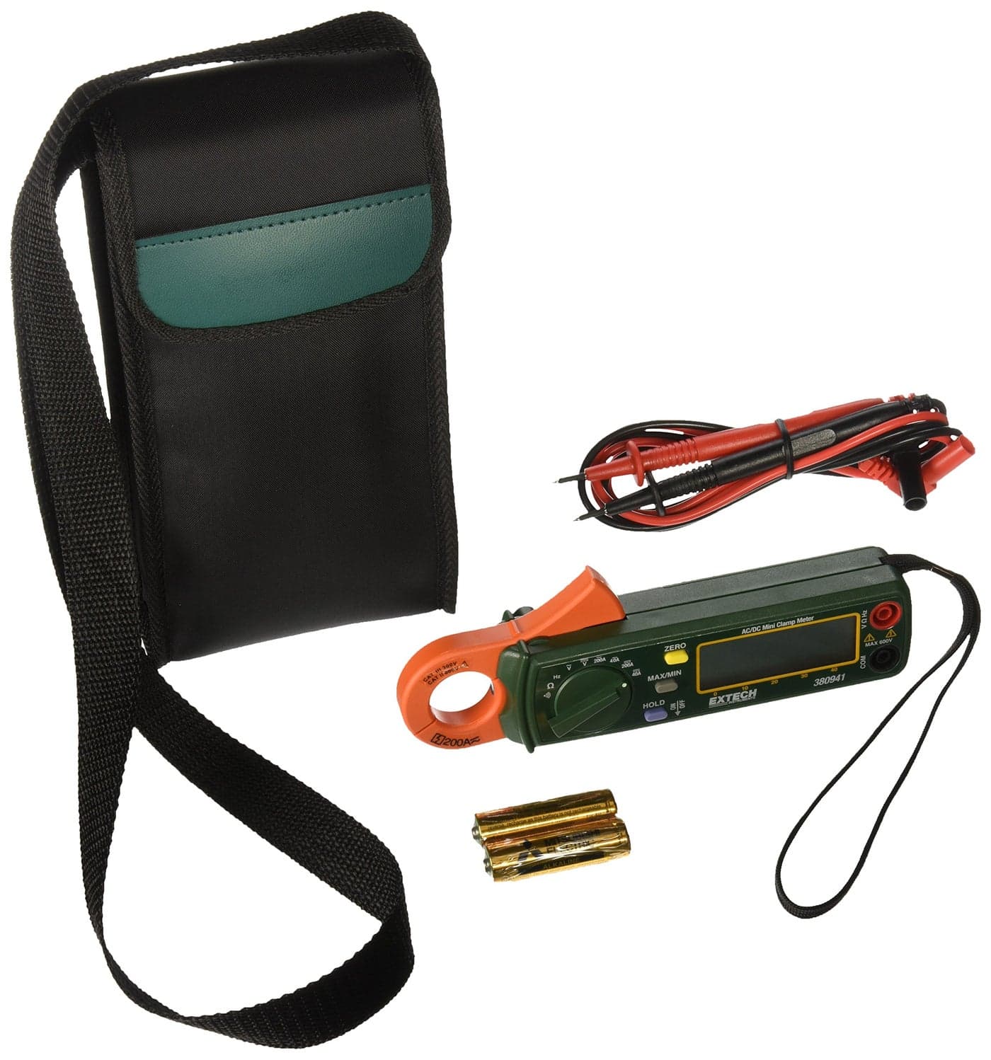 Extech 380941 200-Amp AC/DC High Resolution Mini Clamp Meter