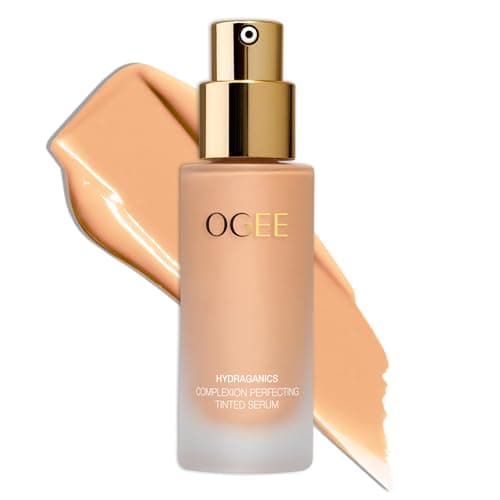 Ogee Complexion Perfecting Liquid Foundation Lightweight Tinted Moisturizer For Face Willow 300C Medium Light PeachBeige Undertones with Vitamin C Jojoba Oil Certified Organic