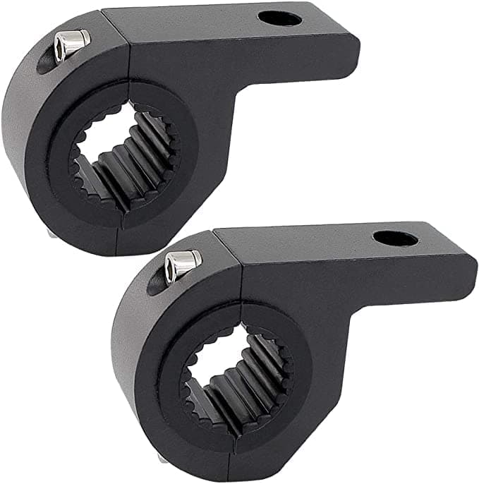 Gear Up Fog Light/Lamp Clamp (Pack of 2) Universal for Bajaj Dominar 400