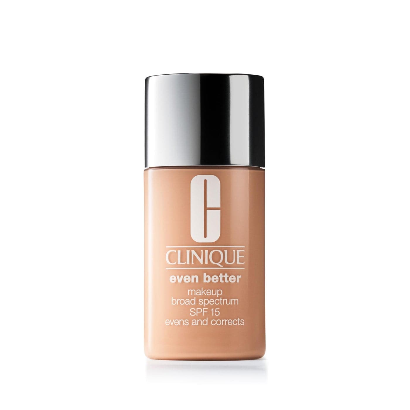Clinique Even Better Makeup Foundation Broad Spectrum SPF 15 Medium Coverage Natural Finish With Vitamin C Evens Skin Tone Reduces Dark Spots Linen 1 Fl Oz