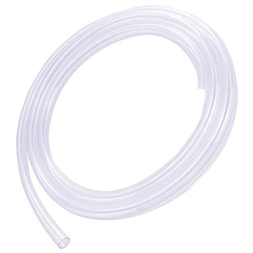 Silicone Tube 1/4"(6mm) ID x 3/8"(10mm) OD Clear Flexible Silicone Rubber Tubing Water Air Hose Pipe Transparent (3.3ft / 1m;6 x 10mm)
