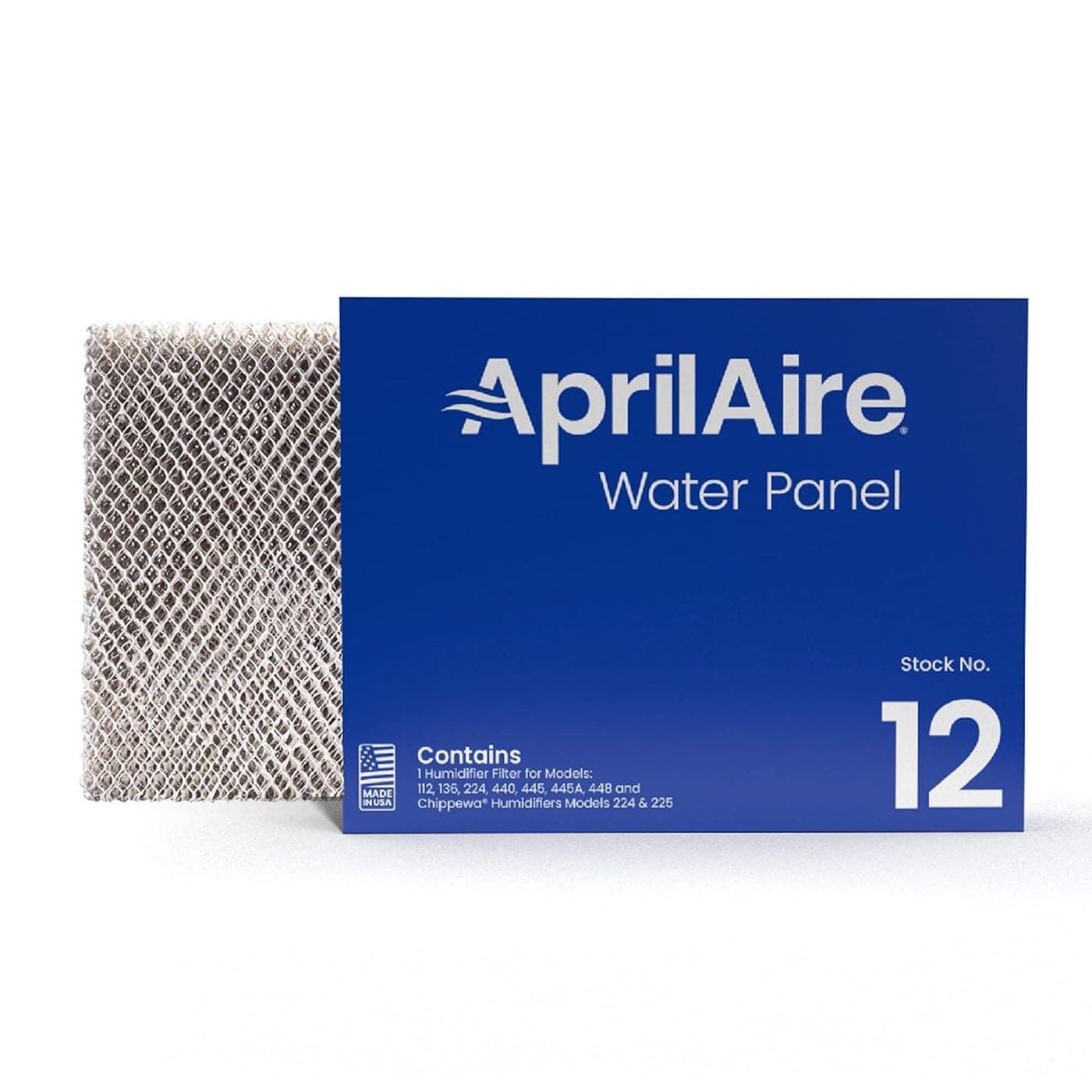 AprilAire 12 Water Panel Humidifier Filter Replacement for AprilAire WholeHouse Humidifier Models 112 224 225 440 445 445A 448 Pack of 1