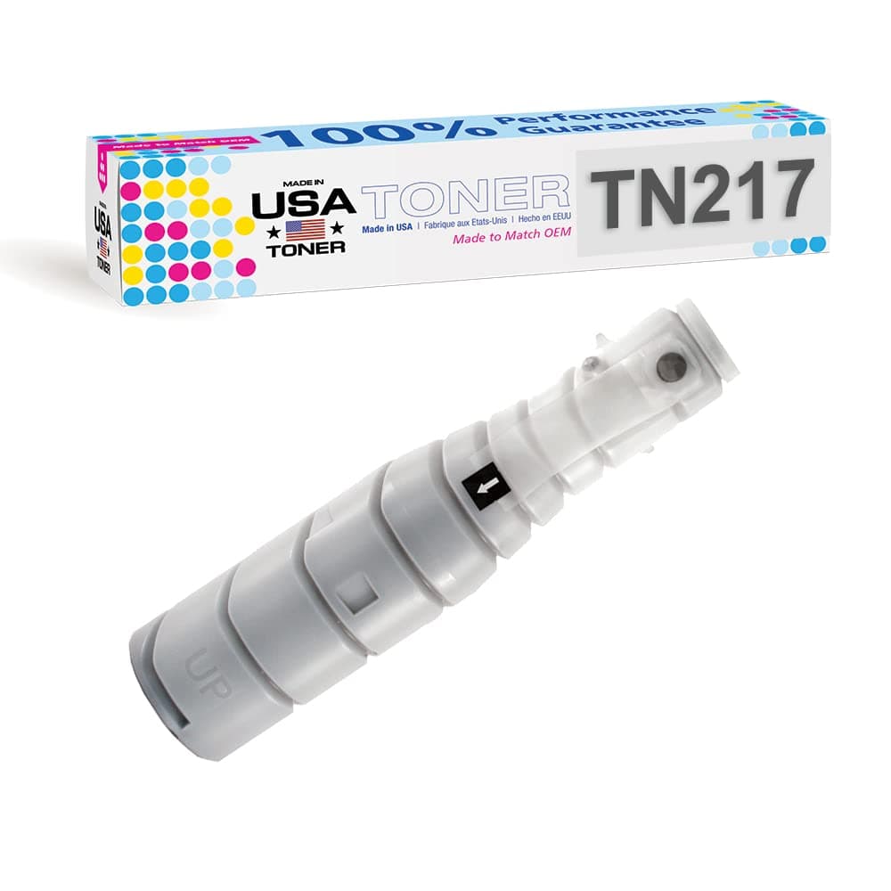 MADE IN USA TONER Compatible Replacement for Konica Minolta Bizhub 223 283 TN217 TN217 A202031 Black 1 Cartridge