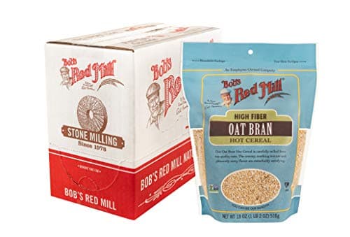 Bobs Red Mill Oat Bran 18oz Pack of 4 Non GMO Vegan Kosher