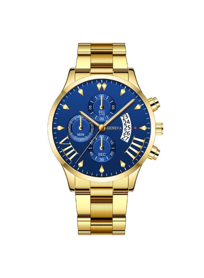 Fashion Calendar Three Eyed Men's Watch