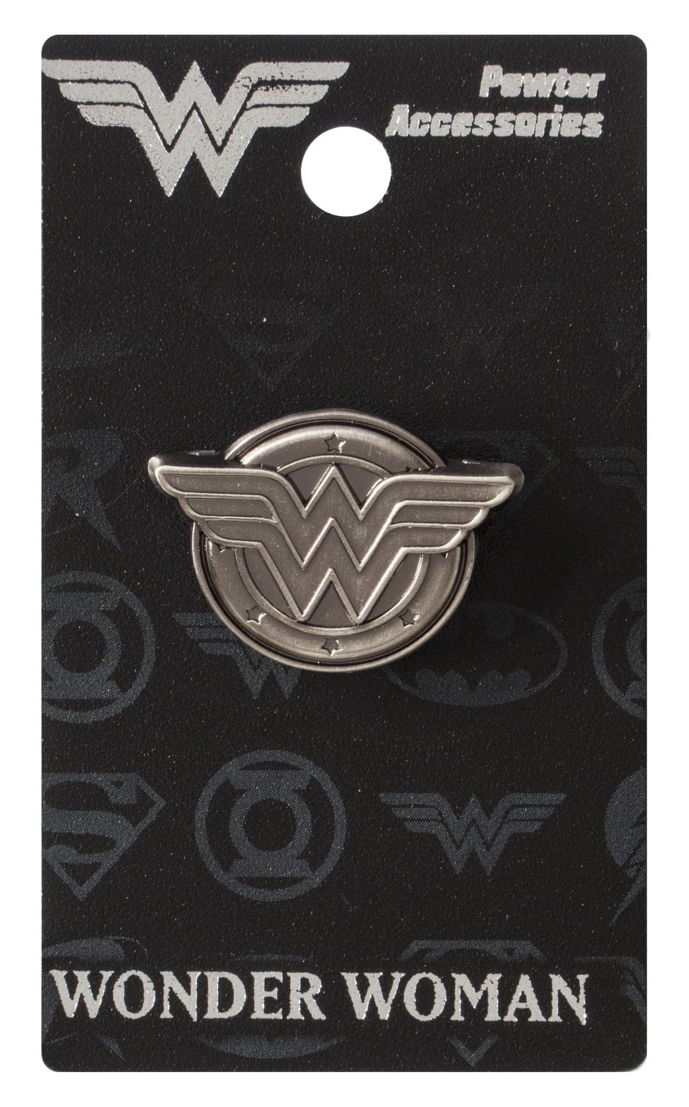 DC Wonder Woman Logo Pewter Lapel Pin