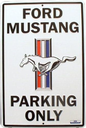 Hangtime Mustang Parking Only 16 x 12